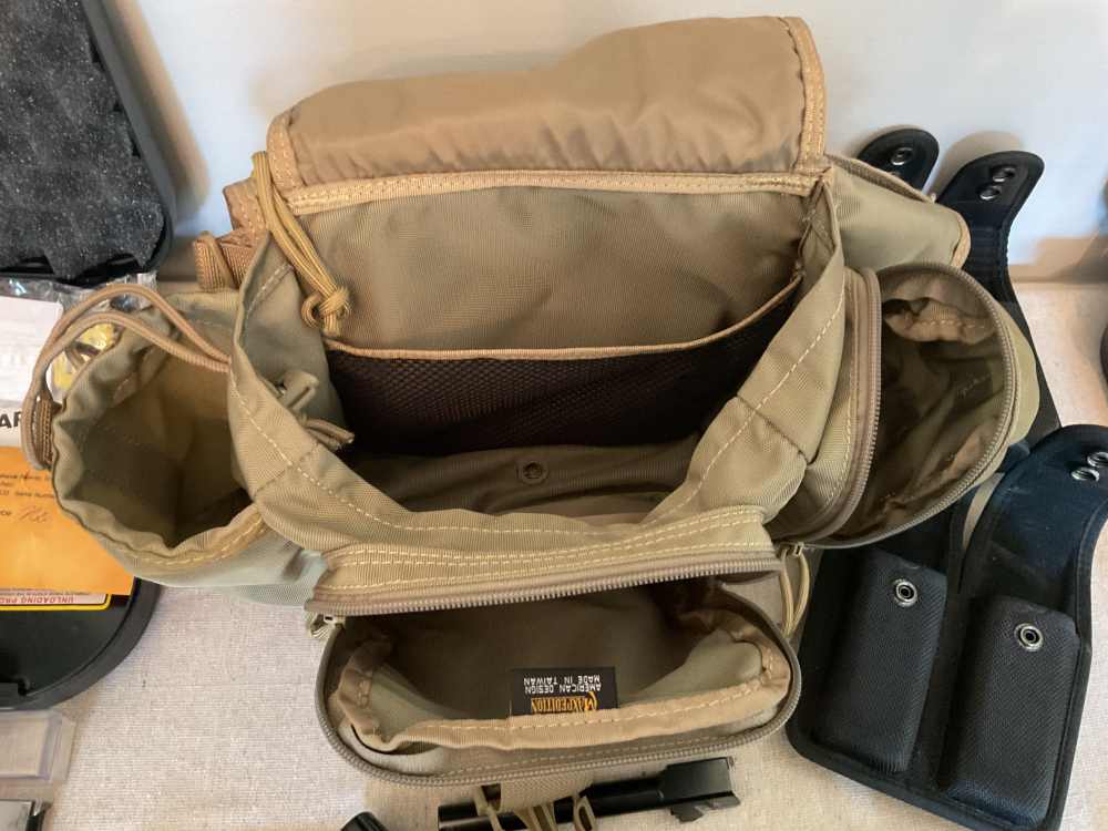 Glock G35 semiautomatic pistol with holster & carry bag-img-13