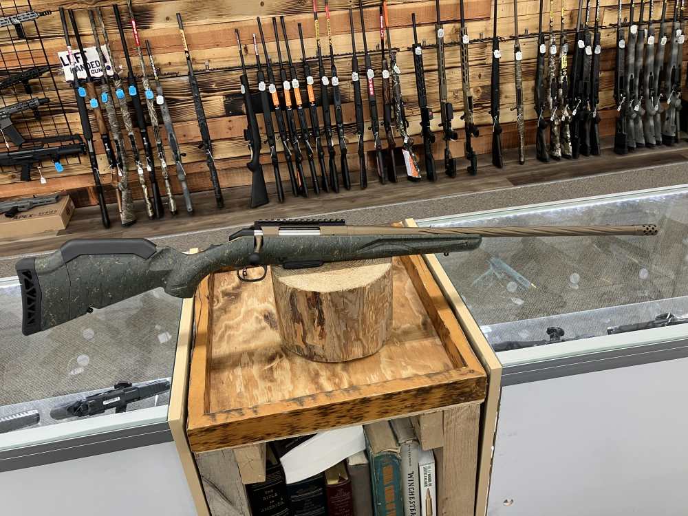 Ruger American II Predator Rifle - 350 Legend - 5+1, 22" - Green Splatter-img-0