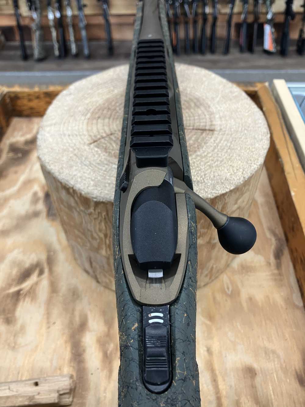Ruger American II Predator Rifle - 350 Legend - 5+1, 22" - Green Splatter-img-5