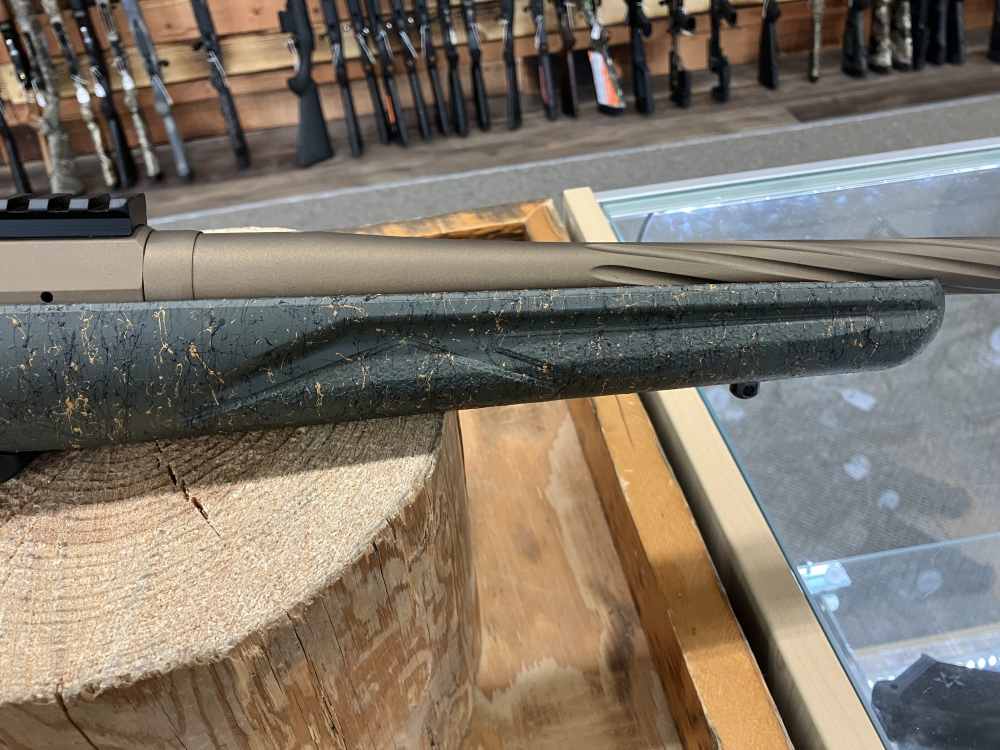Ruger American II Predator Rifle - 350 Legend - 5+1, 22" - Green Splatter-img-3