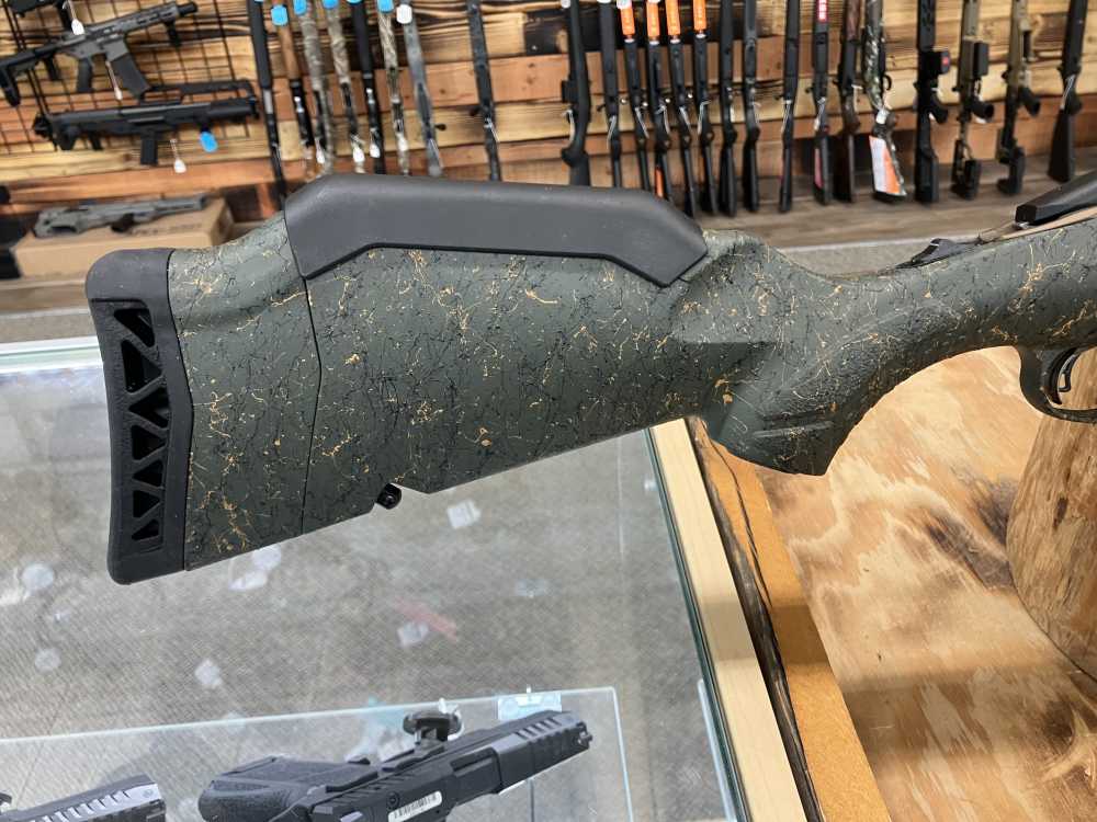 Ruger American II Predator Rifle - 350 Legend - 5+1, 22" - Green Splatter-img-1