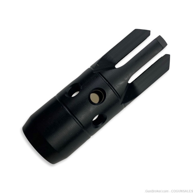 M+M Industries Chaos Muzzle Brake (Long Prongs) 5/8x24 RH Muzzle Device -img-0