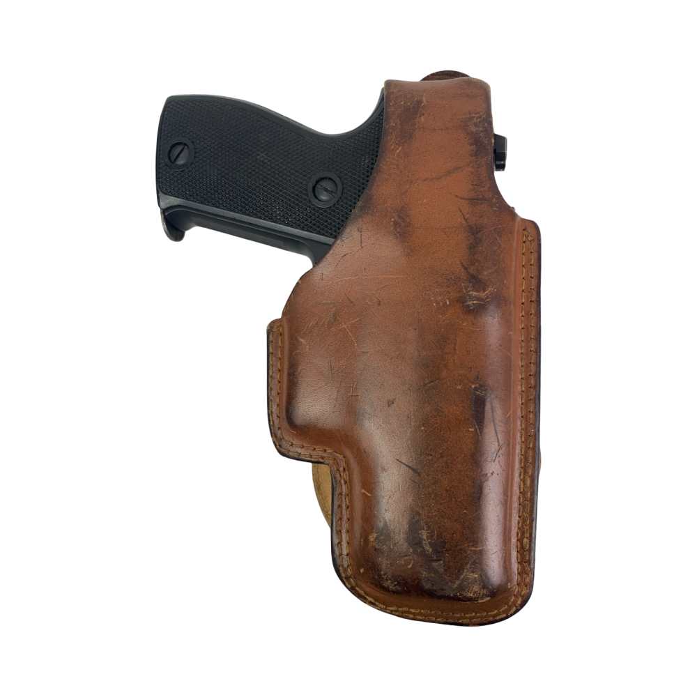 1979 Swiss Zurich Police SIG P225 Pistol 9mm 9x19mm Leather Holster Suisse-img-7