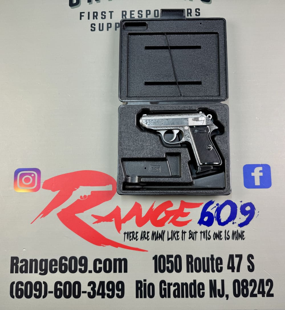 Custom Engraved Walther PPK/S .380 ACP Stainless – Interarms – Case – 1 Mag-img-17
