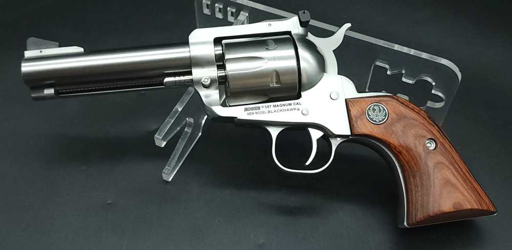 Ruger 00309 New Model Blackhawk 357Mag Stainless SS 357 mag 4.6" Layaway-img-2