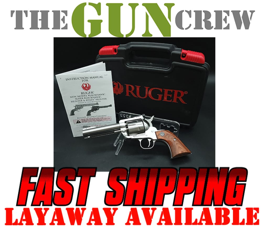 Ruger 00309 New Model Blackhawk 357Mag Stainless SS 357 mag 4.6" Layaway-img-0