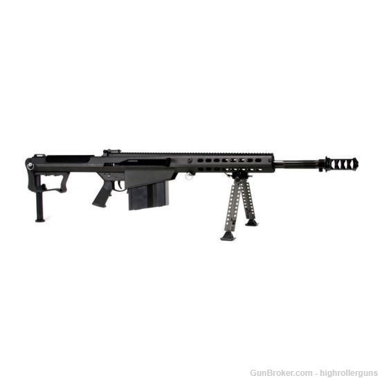 NEW BARRETT M107A1 50 BMG SEMI AUTO FLUTED BARREL RIFLE BLACK 10RD 18062-img-0