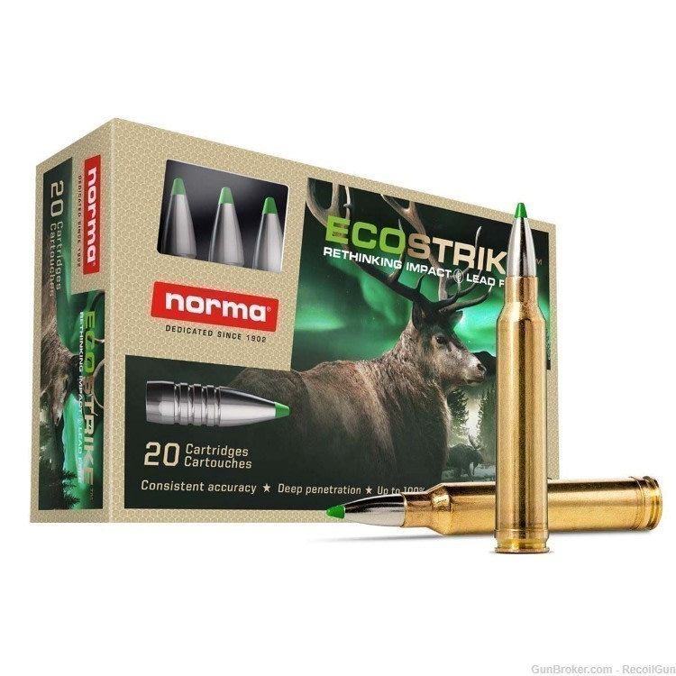 20 Norma 20177772 Ecostrike 300 PRC 165gr Lead Free Polymer Tip-img-0