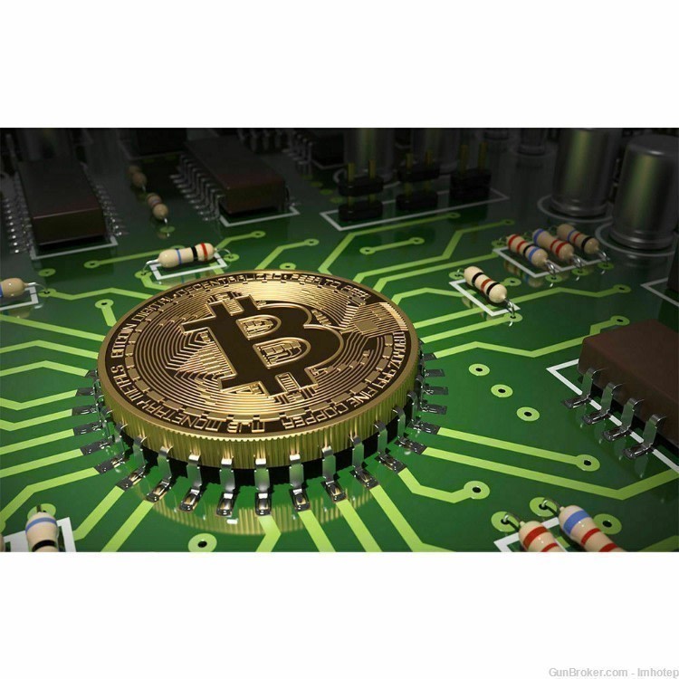 Bitcoin Commemorative Collectible Coin -img-2