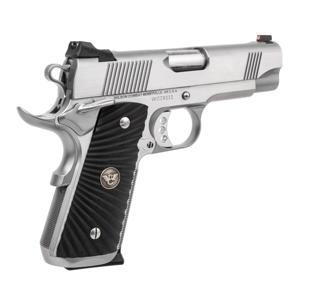 Wilson Combat CQB Elite Compact - 4" Barrel (.45 ACP) Ambi - NS - SS/Black-img-3