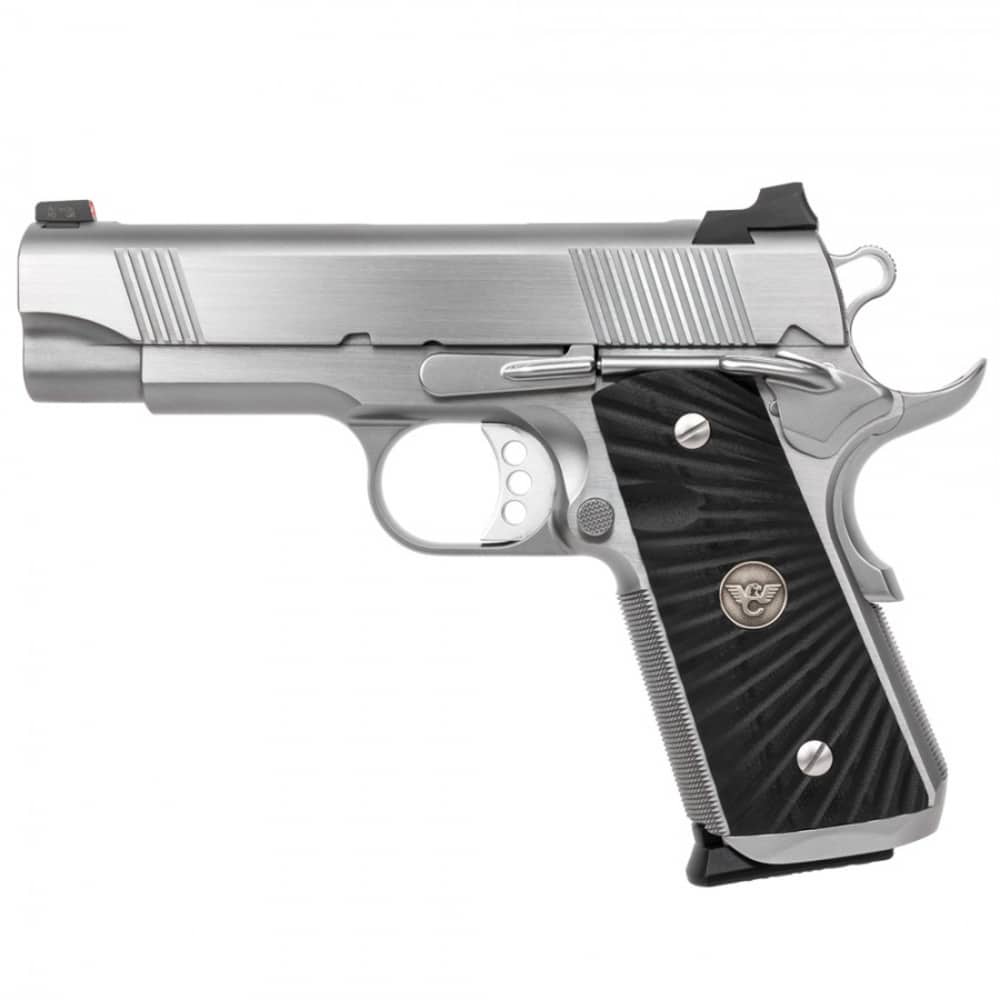 Wilson Combat CQB Elite Compact - 4" Barrel (.45 ACP) Ambi - NS - SS/Black-img-0