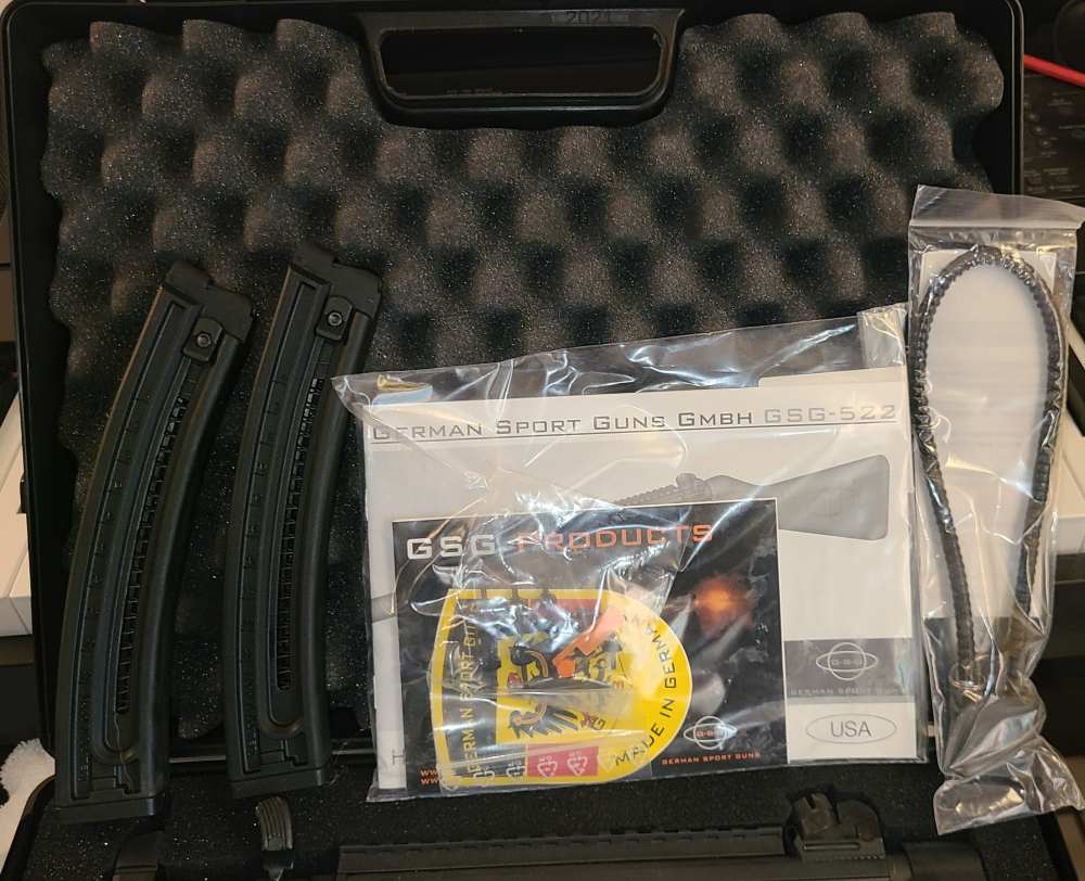GSG-522PK .22 LR Pistol — Pristine/Never Fired — Case, Papers & 3 Mags-img-11