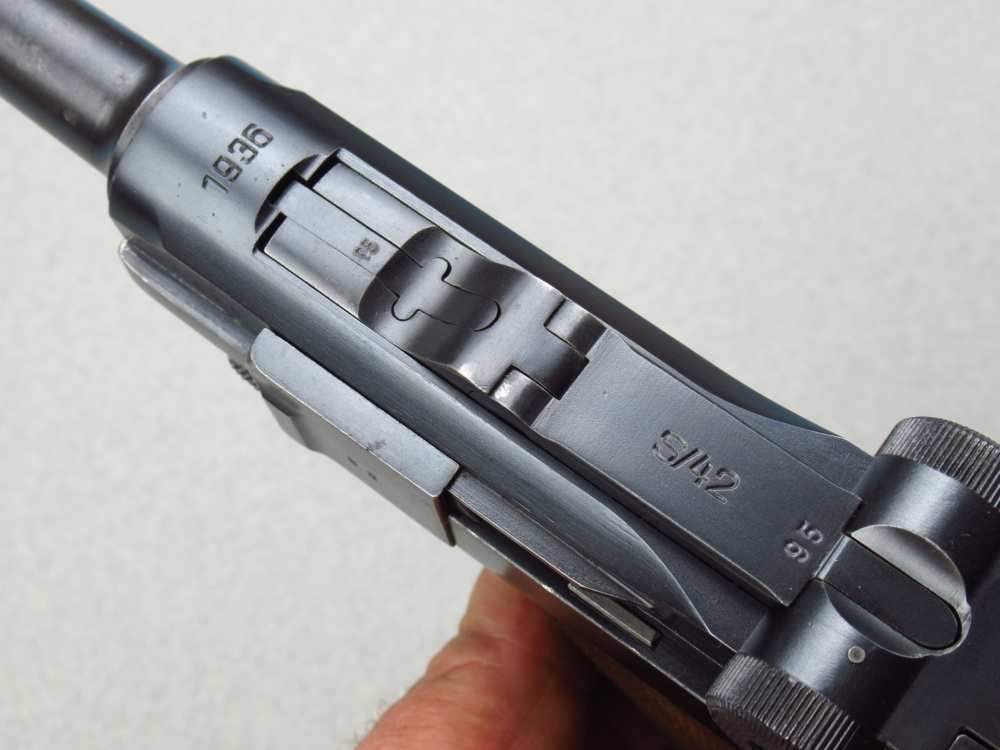 Very Nice 1936 S/42 German pre WWII Luger p08 pistol in 9mm Mauser P38-img-40