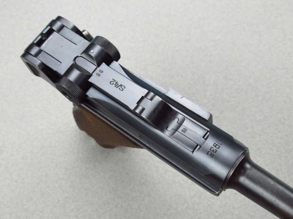 Very Nice 1936 S/42 German pre WWII Luger p08 pistol in 9mm Mauser P38-img-77