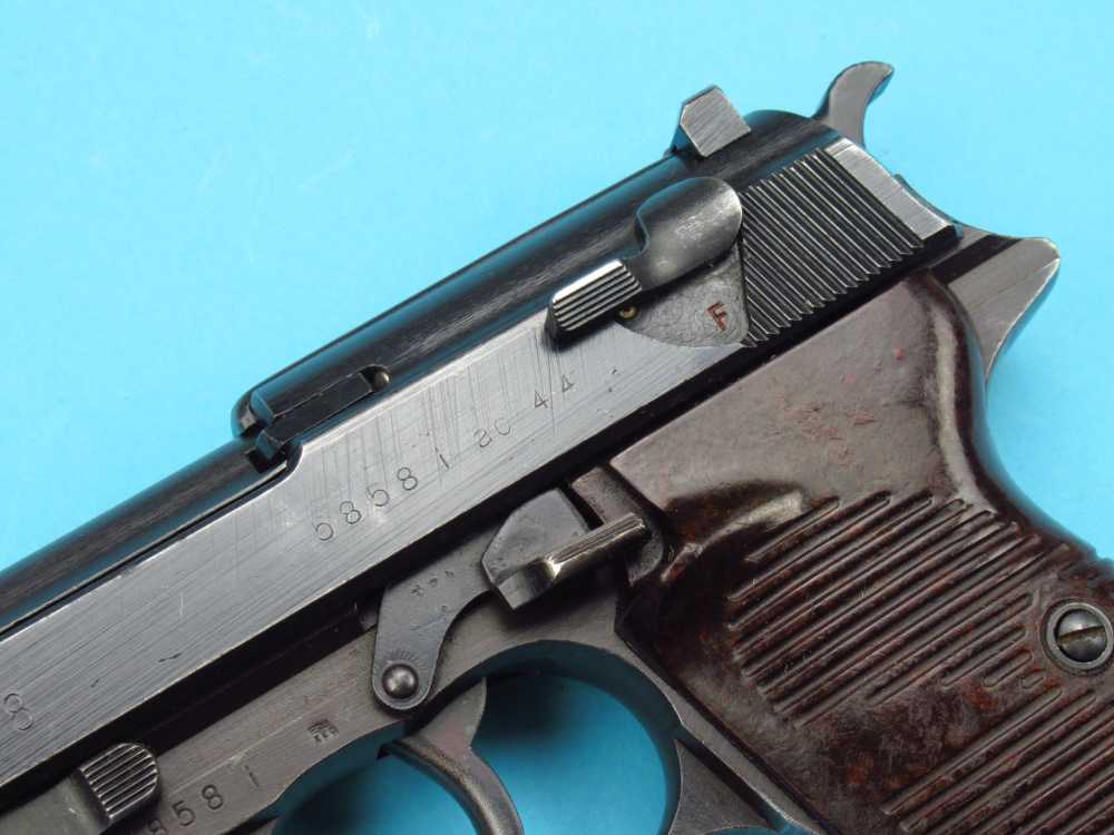 Late 1944 German WWII Walther P38 AC44 9mm Luger Mauser CYQ pistol-img-6