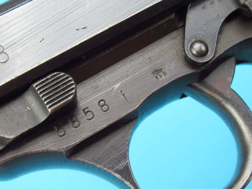 Late 1944 German WWII Walther P38 AC44 9mm Luger Mauser CYQ pistol-img-15