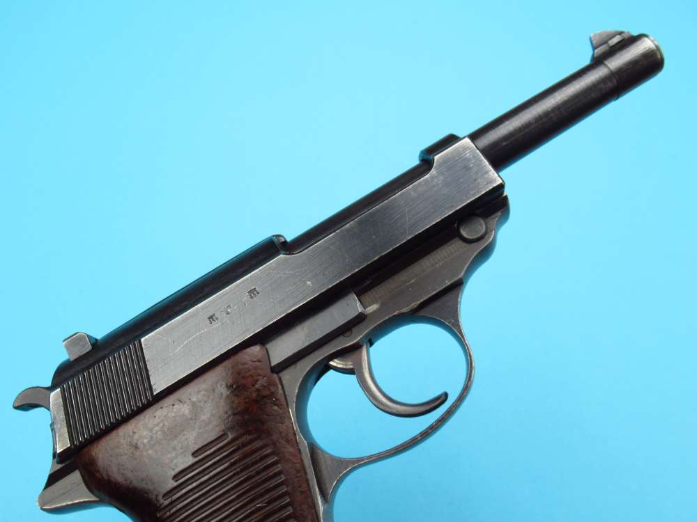 Late 1944 German WWII Walther P38 AC44 9mm Luger Mauser CYQ pistol-img-37