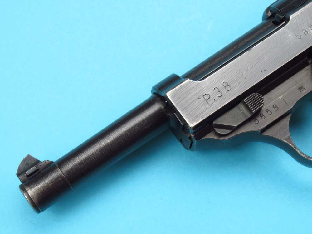 Late 1944 German WWII Walther P38 AC44 9mm Luger Mauser CYQ pistol-img-5