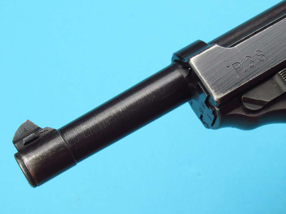 Late 1944 German WWII Walther P38 AC44 9mm Luger Mauser CYQ pistol-img-13