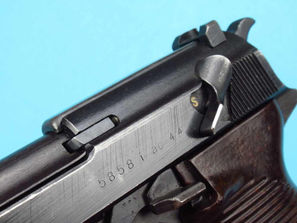 Late 1944 German WWII Walther P38 AC44 9mm Luger Mauser CYQ pistol-img-18