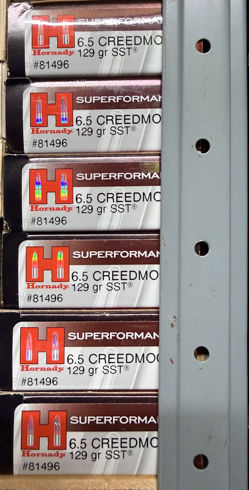 120 rounds of Hornady SUPERPERFORMANCE 6.5 CREEDMOOR  129gr SST® rifle ammo-img-0