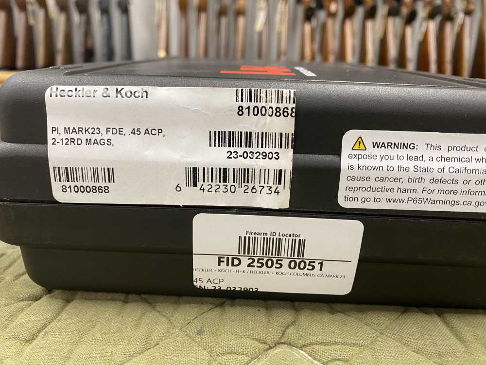 HK 81000868 Mark 23 45 ACP 12+1 5.87" Black Threaded Barrel FDE-img-3