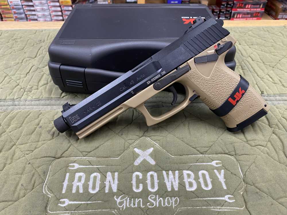 HK 81000868 Mark 23 45 ACP 12+1 5.87" Black Threaded Barrel FDE-img-1