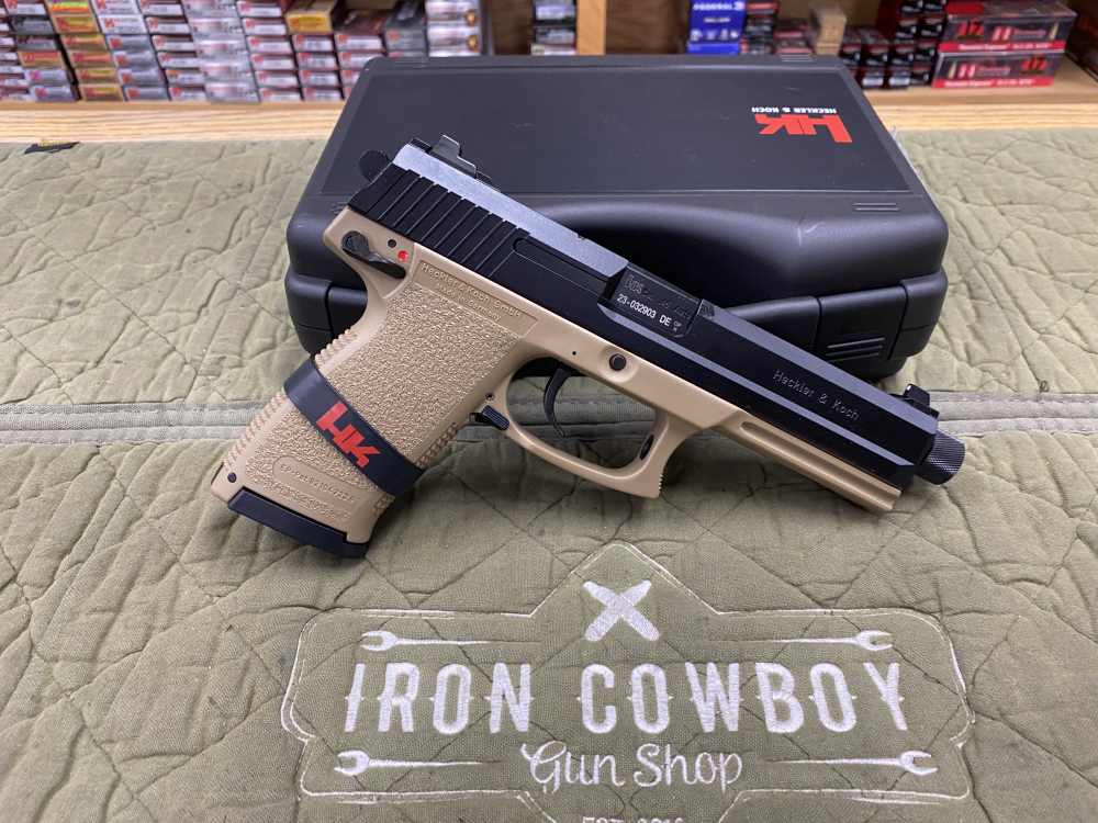 HK 81000868 Mark 23 45 ACP 12+1 5.87" Black Threaded Barrel FDE-img-2