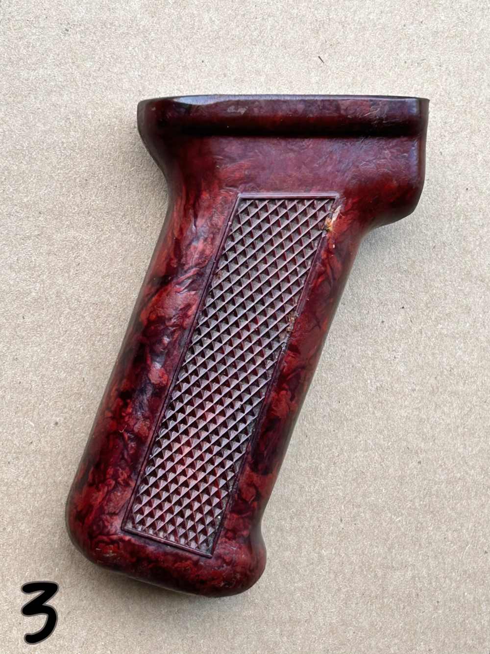 Excellent Condition Romanian Pistol Grip lot #3 cloud pattern-img-0