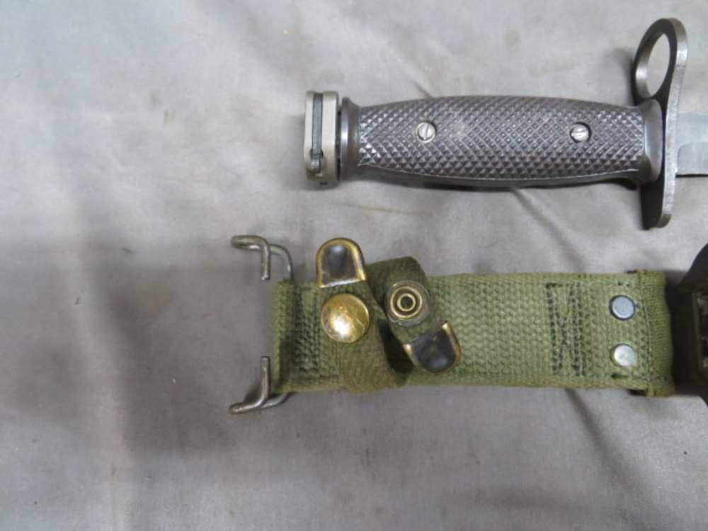 VIETNAM WAR US M7 BAYONET FOR M16 RIFLE-BAUER ORDNANCE CORP “BOC”-NICE-img-1