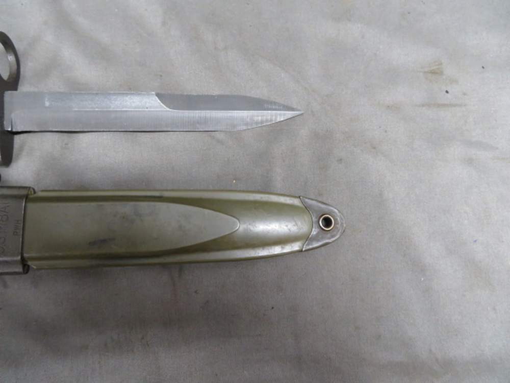 VIETNAM WAR US M7 BAYONET FOR M16 RIFLE-BAUER ORDNANCE CORP “BOC”-NICE-img-2