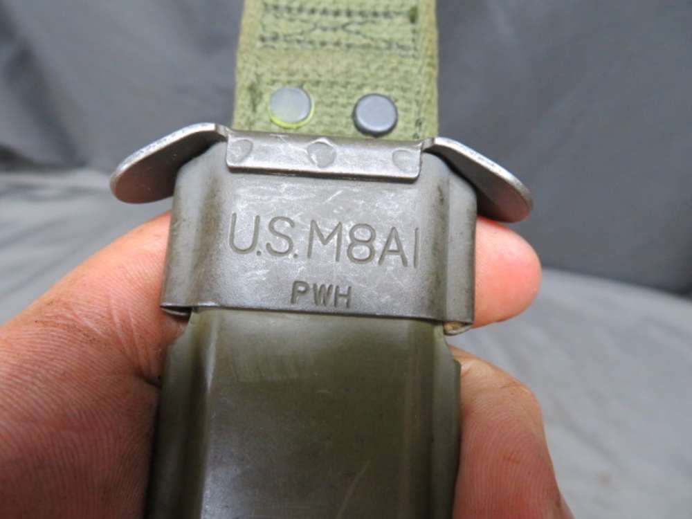 VIETNAM WAR US M7 BAYONET FOR M16 RIFLE-BAUER ORDNANCE CORP “BOC”-NICE-img-12