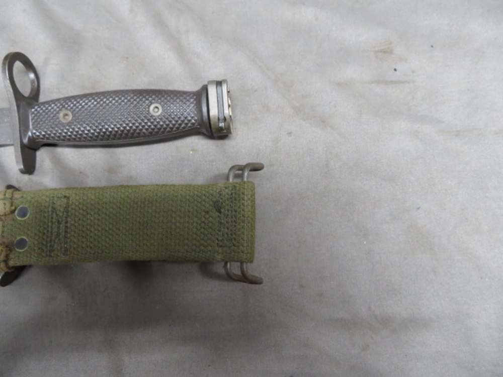 VIETNAM WAR US M7 BAYONET FOR M16 RIFLE-BAUER ORDNANCE CORP “BOC”-NICE-img-5