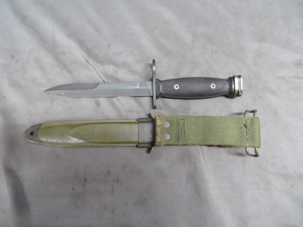 VIETNAM WAR US M7 BAYONET FOR M16 RIFLE-BAUER ORDNANCE CORP “BOC”-NICE-img-3