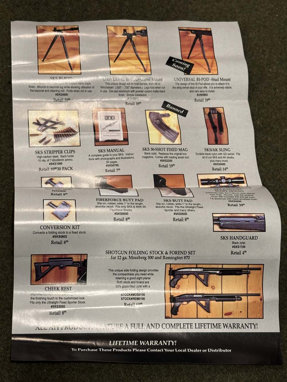 New Old Stock- ATI Monte Carlo SKS Synthetic Stock, Handguard & Buttplate -img-88
