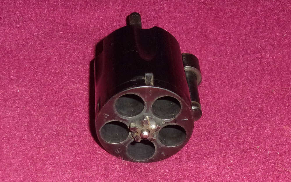 ROSSI 68 38 SPECIAL 5 SHOT CYLINDER, YOKE, & EJECTOR ASSEMBLY #411-img-3