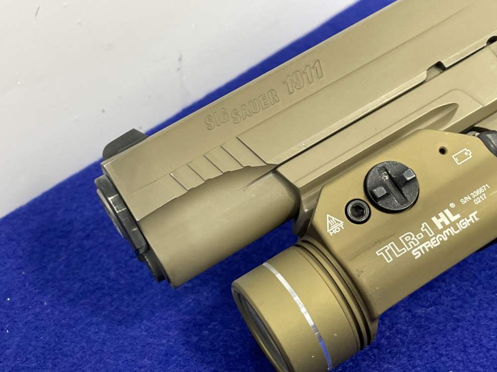 Sig Sauer 1911 Scorpion .45 ACP 5" FDE *PRE-INSTALLED STREAMLIGHT TLR-1 HL*-img-11