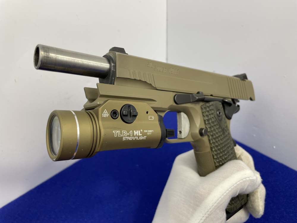 Sig Sauer 1911 Scorpion .45 ACP 5" FDE *PRE-INSTALLED STREAMLIGHT TLR-1 HL*-img-39