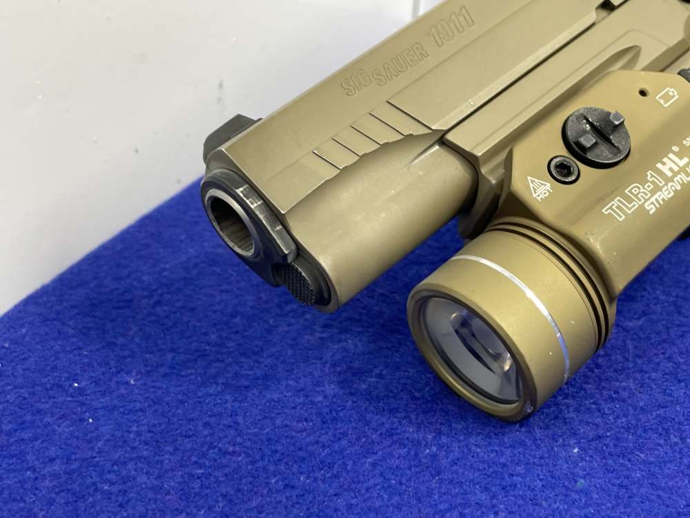 Sig Sauer 1911 Scorpion .45 ACP 5" FDE *PRE-INSTALLED STREAMLIGHT TLR-1 HL*-img-12