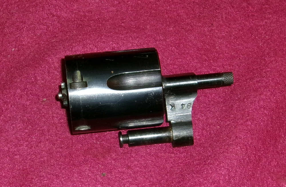 ROSSI 68 38 SPECIAL 5 SHOT CYLINDER, YOKE, & EJECTOR ASSEMBLY #84K-img-0