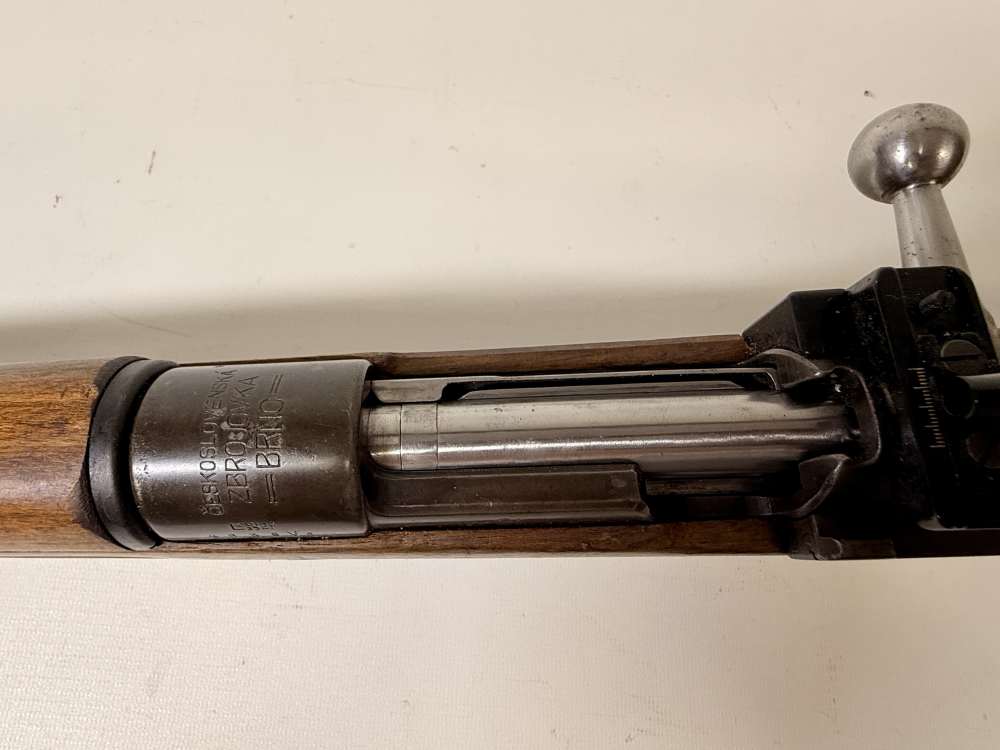 CZ Brno Vz. 24 Mauser 8mm–1927 Army Crest–Target Peep Sight-C&R-img-3