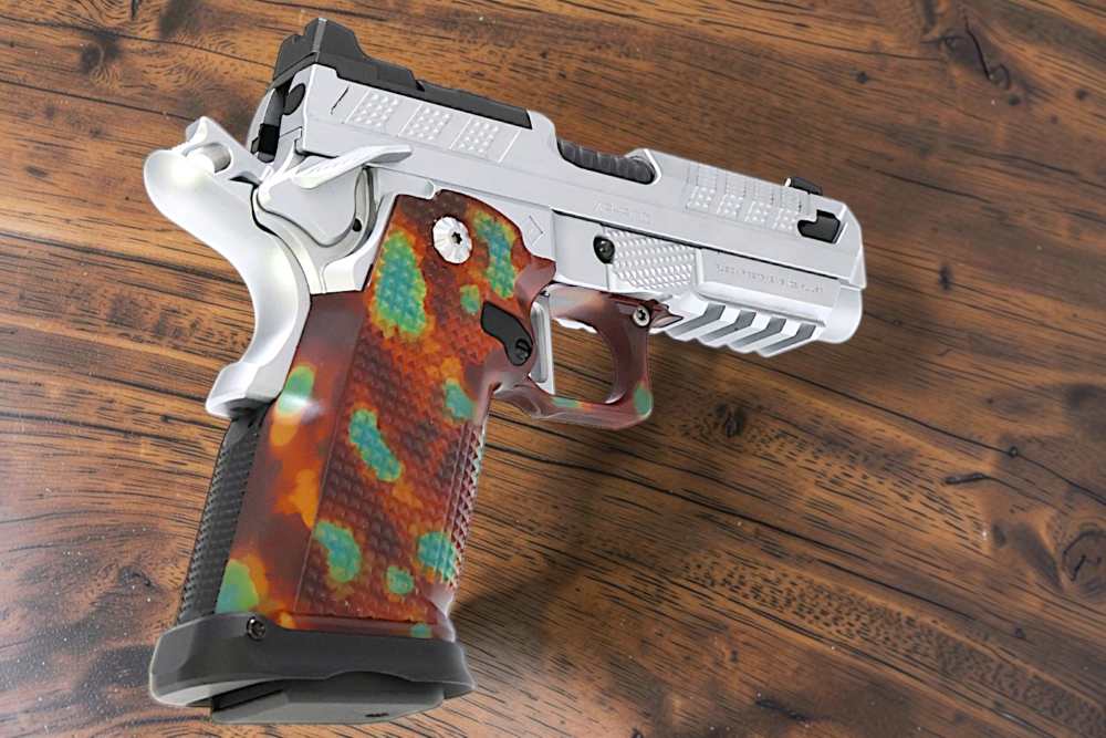 NEW MODEL "TAYLOR" MADE COLOR CASE ANODIZED FUSION XP PRO 4" V2 AMBI TR 9mm-img-4