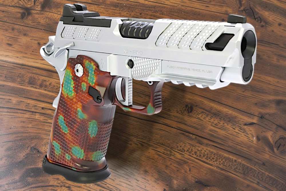NEW MODEL "TAYLOR" MADE COLOR CASE ANODIZED FUSION XP PRO 4" V2 AMBI TR 9mm-img-5