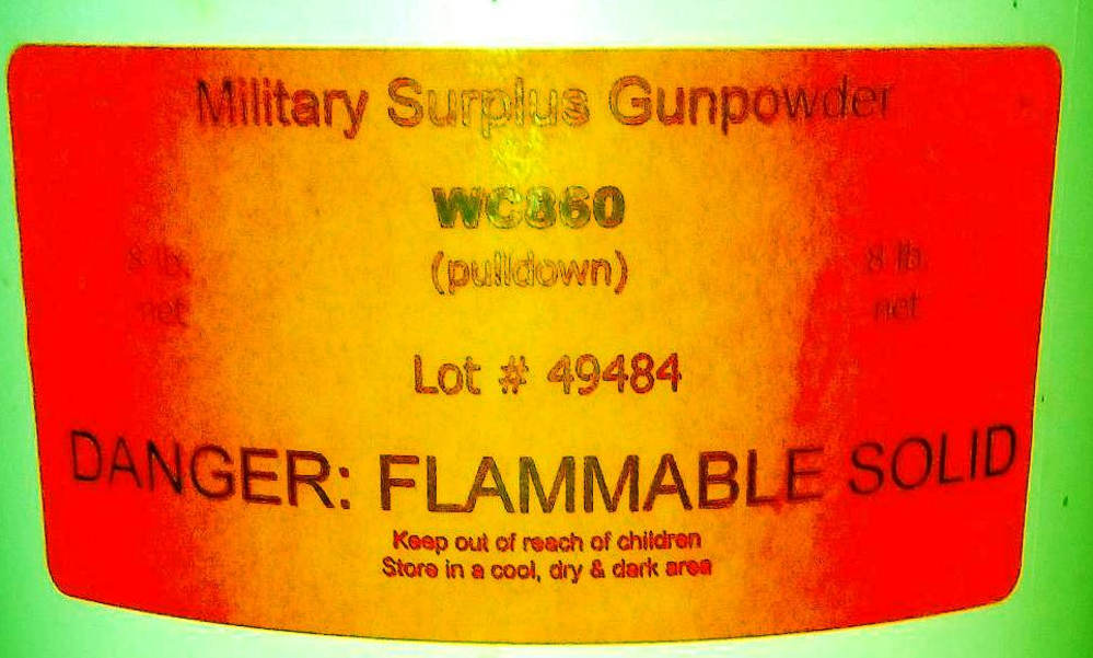 16 pounds of WC860 powder for reloading-img-1