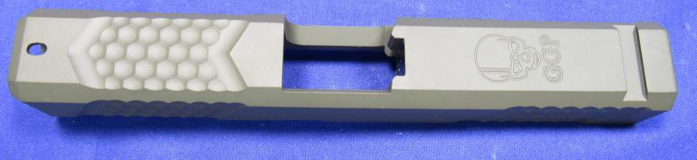 Grey Ghost Precision (GGP) V2 Stripped Slide for Glock 19 Gen 3 - Green-img-1