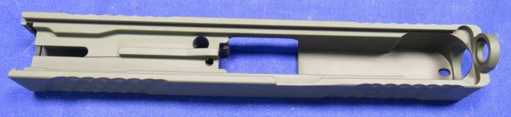 Grey Ghost Precision (GGP) V2 Stripped Slide for Glock 19 Gen 3 - Green-img-5