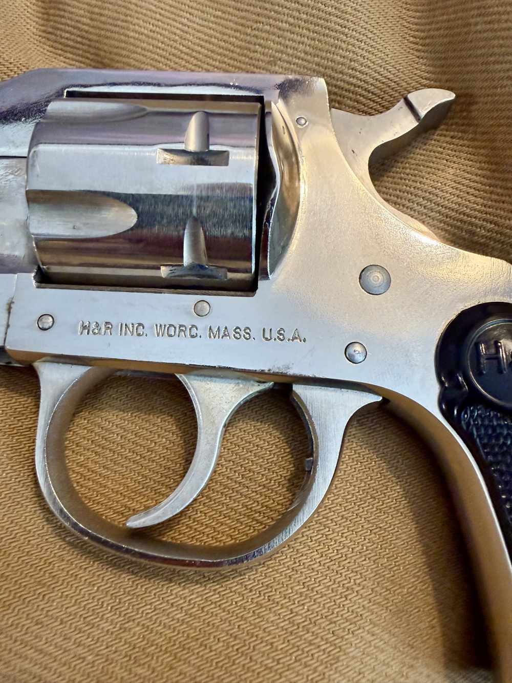 H&R Model 733 Revolver. .32 SW. 1971 mfg. C&R. With holster and lock. -img-11