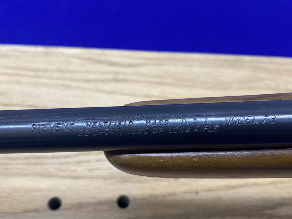 Savage/Stevens Model 73 .22 S/L/LR Blued 20" *SINGLE-SHOT YOUTH BOLT RIFLE*-img-31