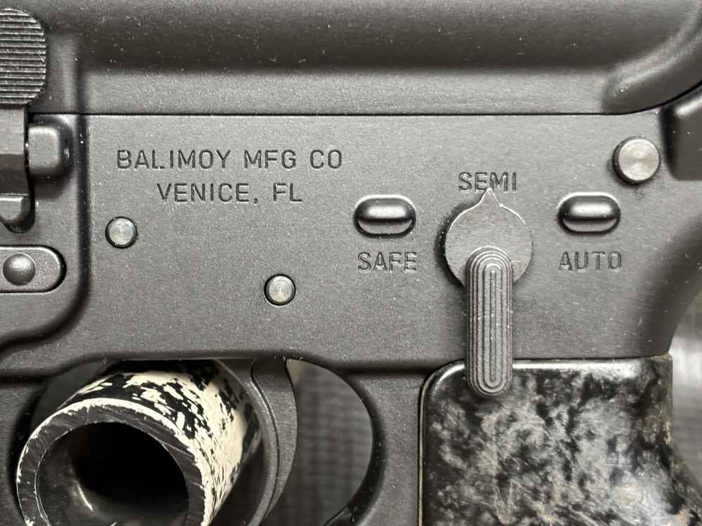 Balimoy Colt 603 M16A1 H&R clone 5.56 20" US GI furniture FRT option rack #-img-4