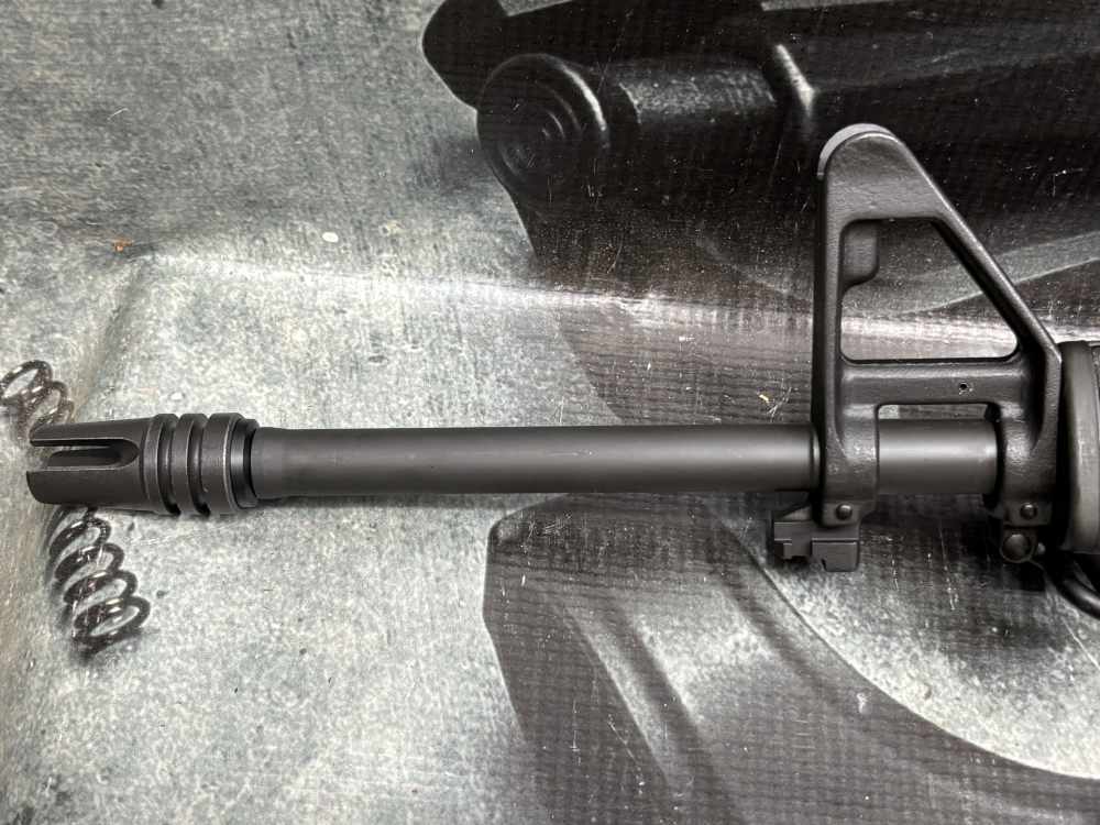 Balimoy Colt 603 M16A1 H&R clone 5.56 20" US GI furniture FRT option rack #-img-12